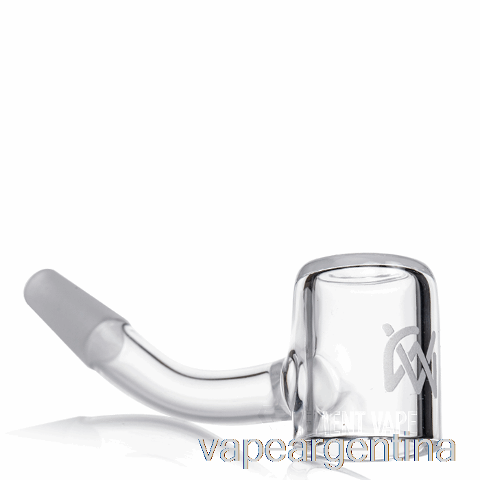 Mj Arsenal 10mm Premium Quartz 45o Cubeta Banger Plata - Vape De Media Soldadura Descartable